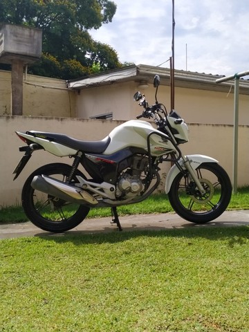 HONDA CG FAN 160 BRANCA MODELO 2018 VALOR A COMBINAR