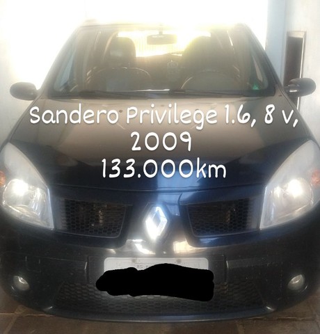 SANDERO PRIVILÉGE 1.6, 8V 2009