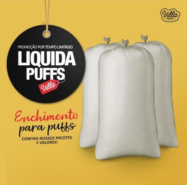 Enchimento para pufe, puff, pufi - Flocos de Isopor 200 Lt - Foto 2