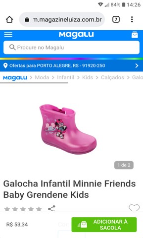 Bota infantil Minnie - Artigos infantis - Cavalhada, Porto Alegre  1014079666 | OLX