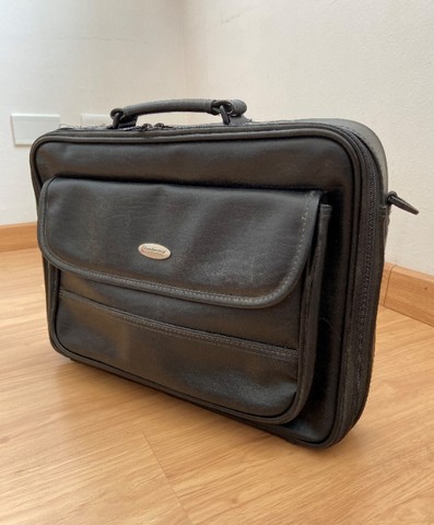 antler leather laptop bolsa