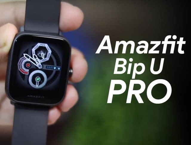smartwatch amazfit bip u pro relógio inteligente com gps integrado