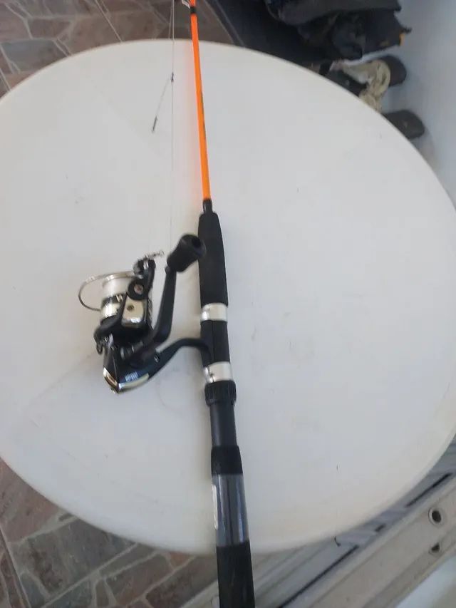 Vdo vara de pesca com molinete 