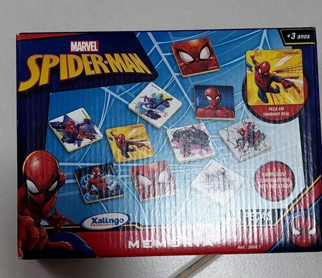 Jogo da Memória Homem Aranha Marvel