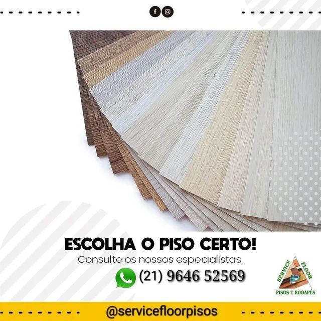 Piso Laminado e Piso vinilico