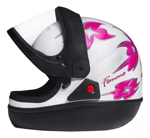 Capacete San Marino Branco Feminino - Foto 3