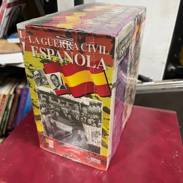 Coleção box 6 vhs la guerra espanola lacrado - Foto 4