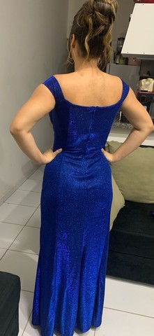 Vestido de festa azul royal  - Foto 3