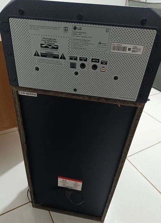 Torre de Som Acústica LG XBOOM RNC7(ACEITO PROPOSTA DINHEIRO). - Foto 3