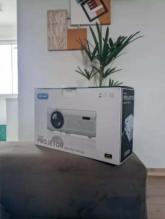 Projetor Led Multimidia 1800 Lúmens Full Hd 1080p Hdmi/ Usb Cor Branco