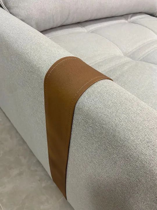 Sofá Retrátil Slim Pillow de 18cm Molas Ensacadas (Zero Caixa) - Foto 2
