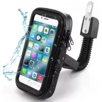Suporte impermeável moto celular 