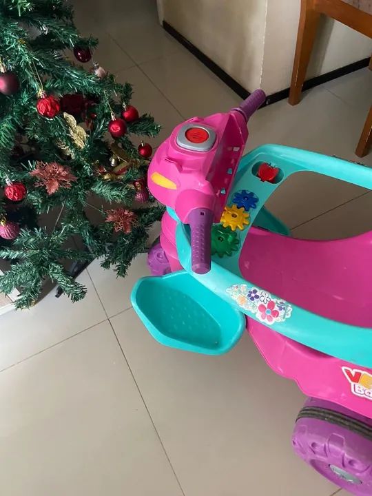 Velotrol infantil triciclo baby carrinho passeio menina  - Foto 3