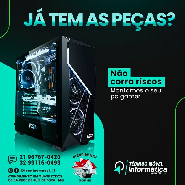 Técnico Móvel JF informática - atendimento em domicílio! - Foto 2