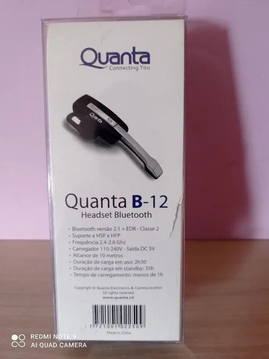 Fone de Ouvido Bluetooth Quanta B-12 - Foto 3