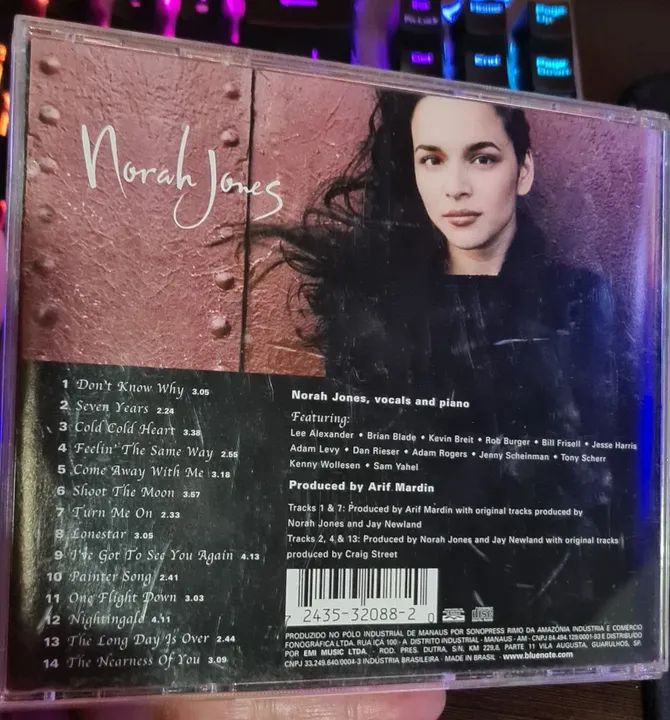 CD Norah Jones - Come Away With Me - Foto 2
