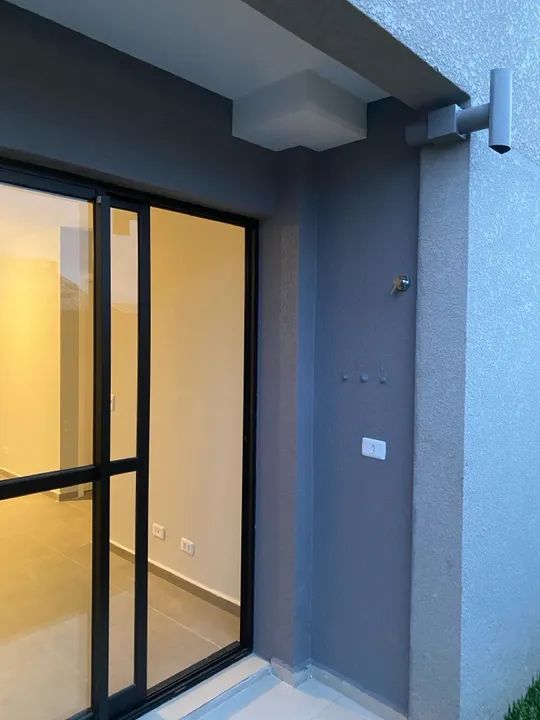 Porta de vidro temperado com moldura preta - Nova - Foto 2