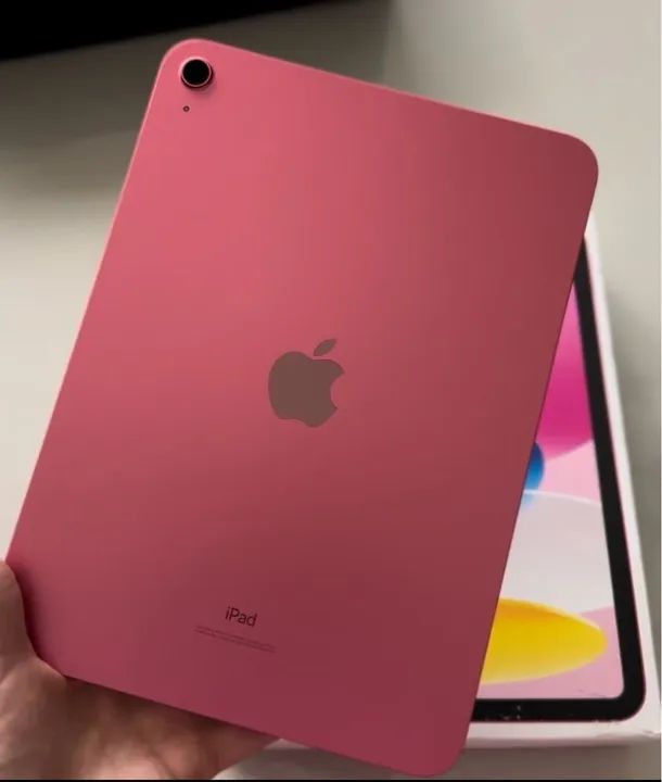 iPad 10 - 64/256 na cor Pink - Novos