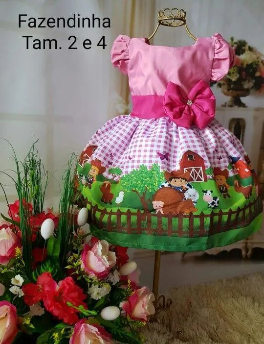Vendo vestido temático no atacado de 6 meses a 6 anos - Foto 5