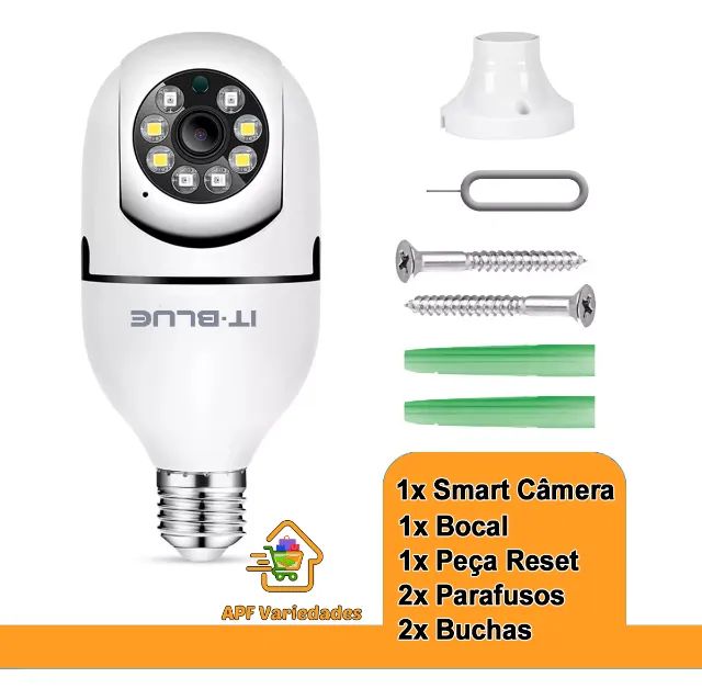 Câmera Ip Lâmpada Wifi Full Hd Visão Noturna Yoosee Promoção - Foto 5