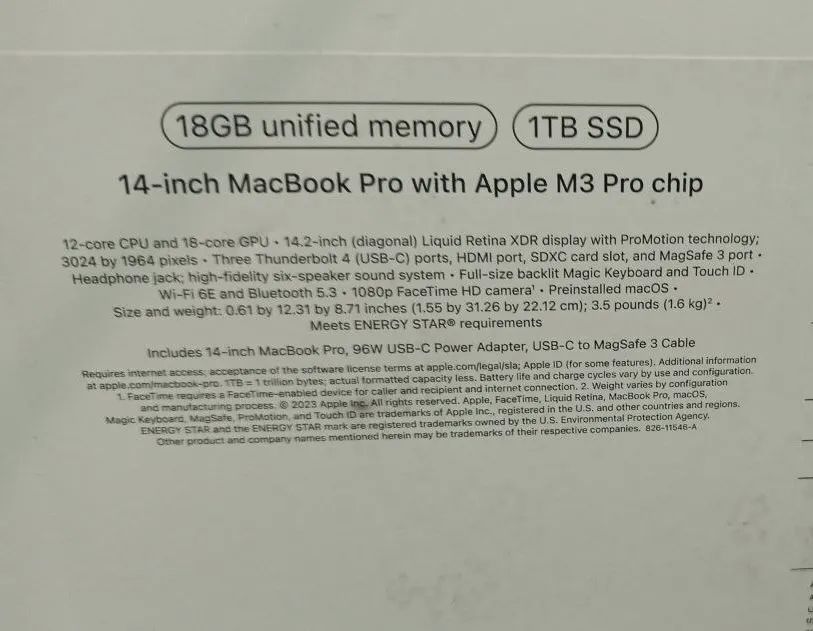 MacBook Pro M4 Pro 16.2 2024  24GB - Foto 2