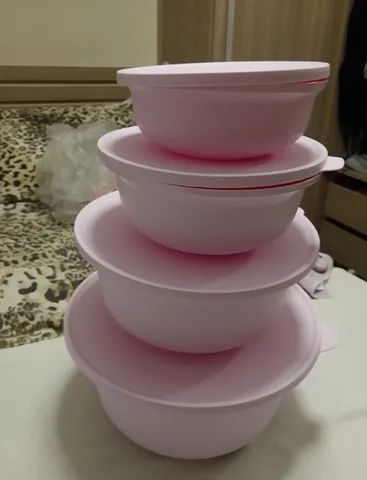 Tupperware conjunto rosa claro  - Foto 2