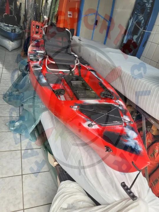 Caiaque Marlim pro com opção de pedal, avalio troca e parcelo em até 48x - Foto 3