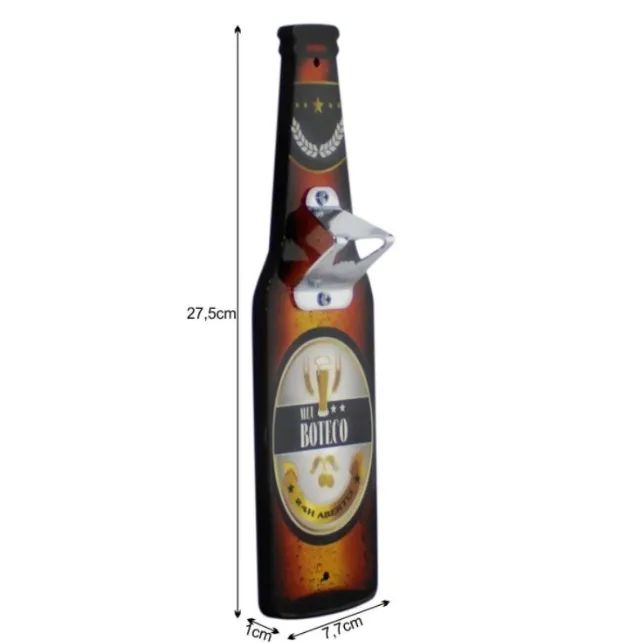 Abridor de Garrafas de Parede Meu Boteco