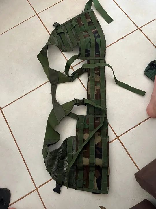Colete US Woodland molle 2  - Foto 2
