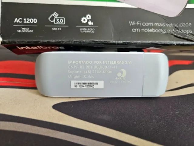 Wifi Usb Intelbras AC1200 5GHz 2.4Ghz - Foto 3