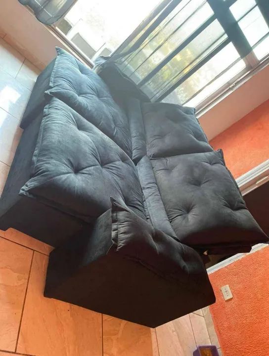 Sofás retrátil reclinável 2.30m direto da fábrica, frete grátis. - Foto 4