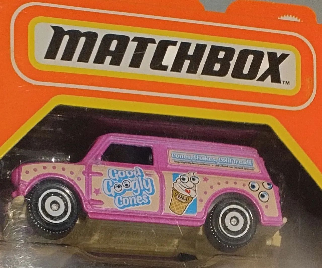 Matchbox Austin Mini Van Rosa Good Coogly Cones Novo Loose - Foto 3