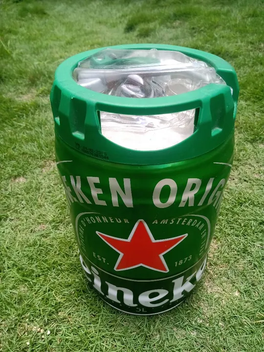 Barril de chopp Heineken 5 LT vazio 