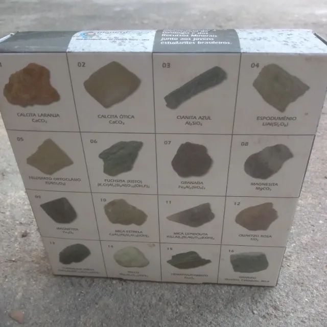 Coleção de 16 minerais e rochas do Brasil - Foto 2