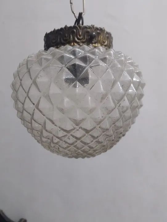 Lindo lustre vidro Abacaxi / Granada / Pinha  - usado  - Foto 4