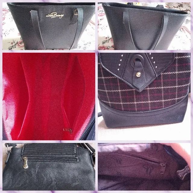 Bolsa grande de ombro+ bolsa transversal - Foto 6