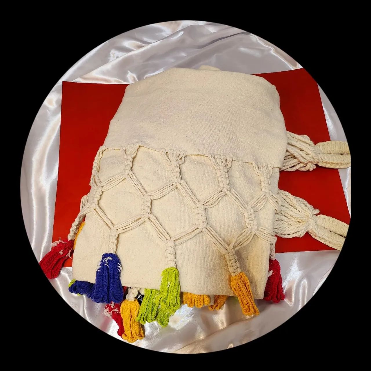 Rede em algodão com varanda  - Foto 4