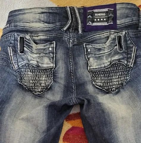 Calça da rhero,jeans de luxo - Foto 4