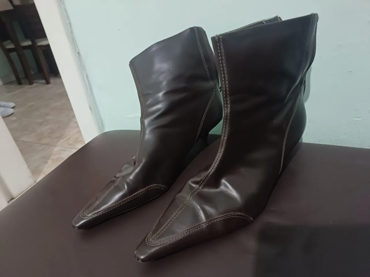 Vendo Bota curta Marrom da Zara