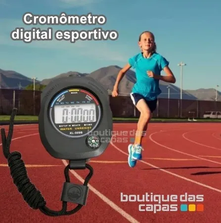Cronômetro Digital De Mão Profissional Relógio Progressivo ciclismo corrida Luatek KL-100