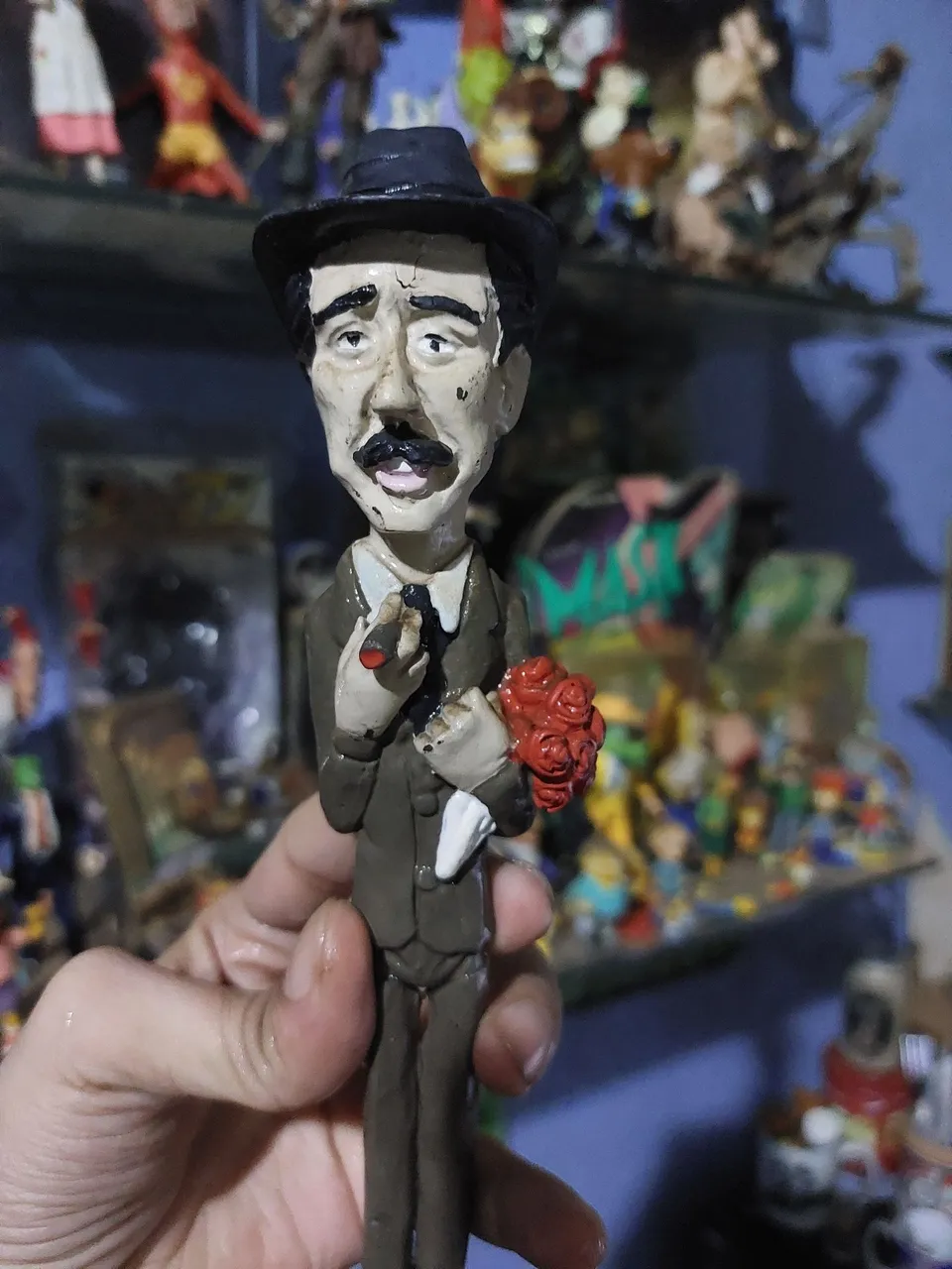 Professor Girafales - figura de resina cerca de 16cm - usado