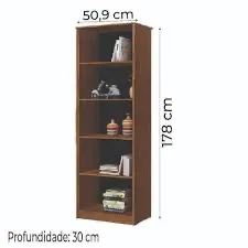 Estante de livros moderna e elegante - Foto 3