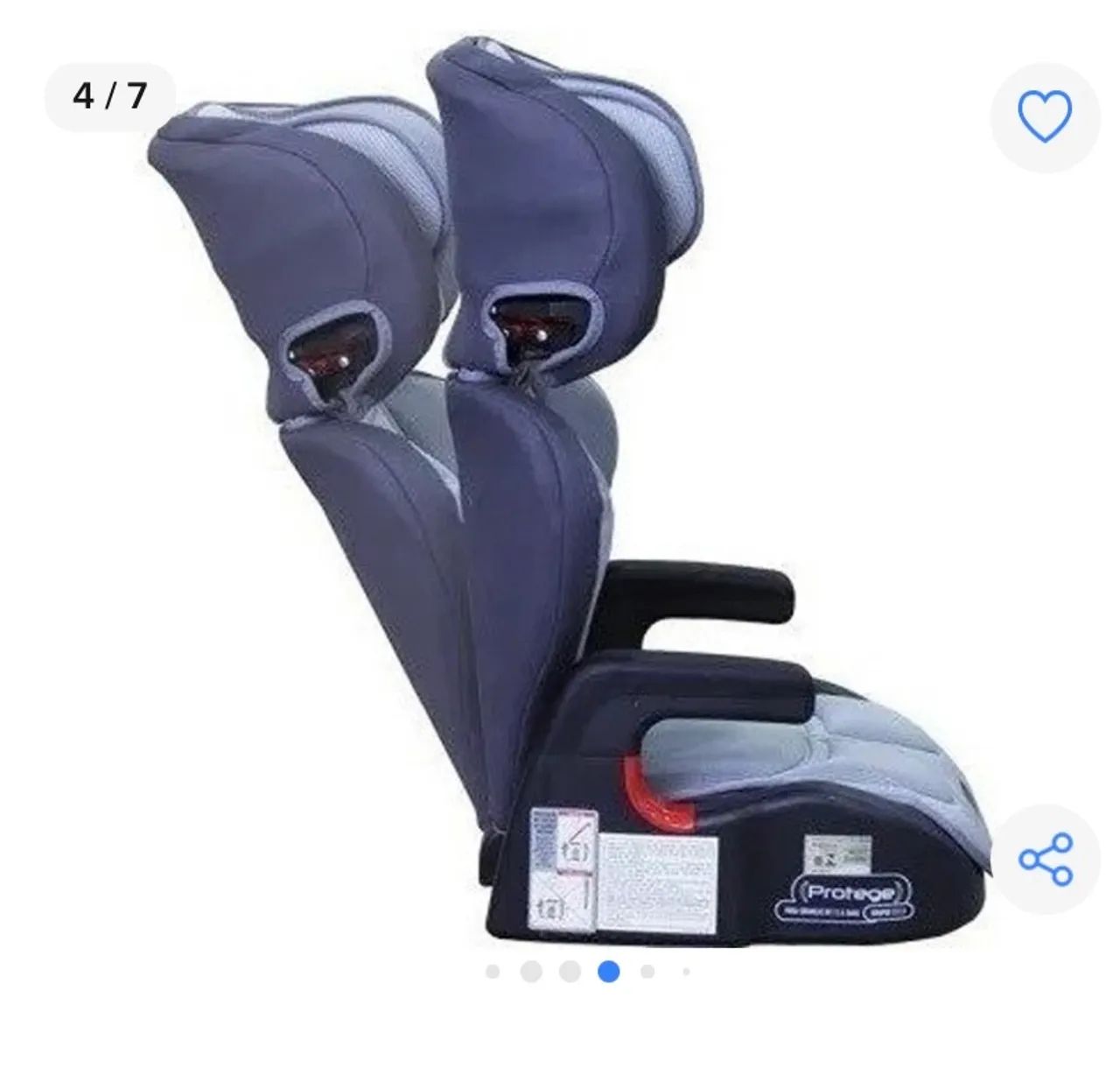 Cadeirinha de Carro Infantil burigoto Múltipla 1,2,3  - Foto 5