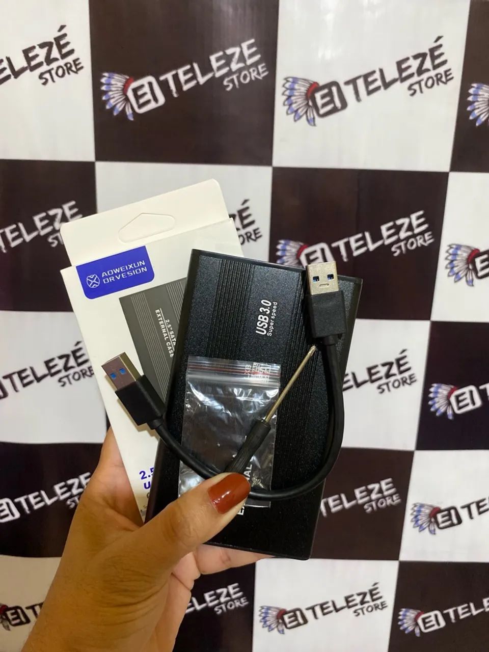 Case SATA para HD 2.5'' USB 3.0 