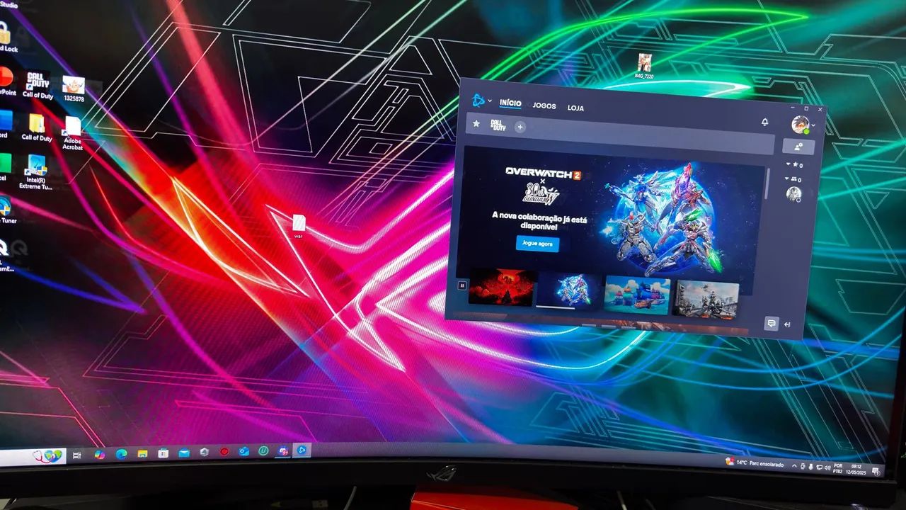 Monitor Gamer ASUS ROG Strix XG32VC 31.5? Curvo WQHD 170Hz 1ms FreeSync Premium Pro - Foto 4