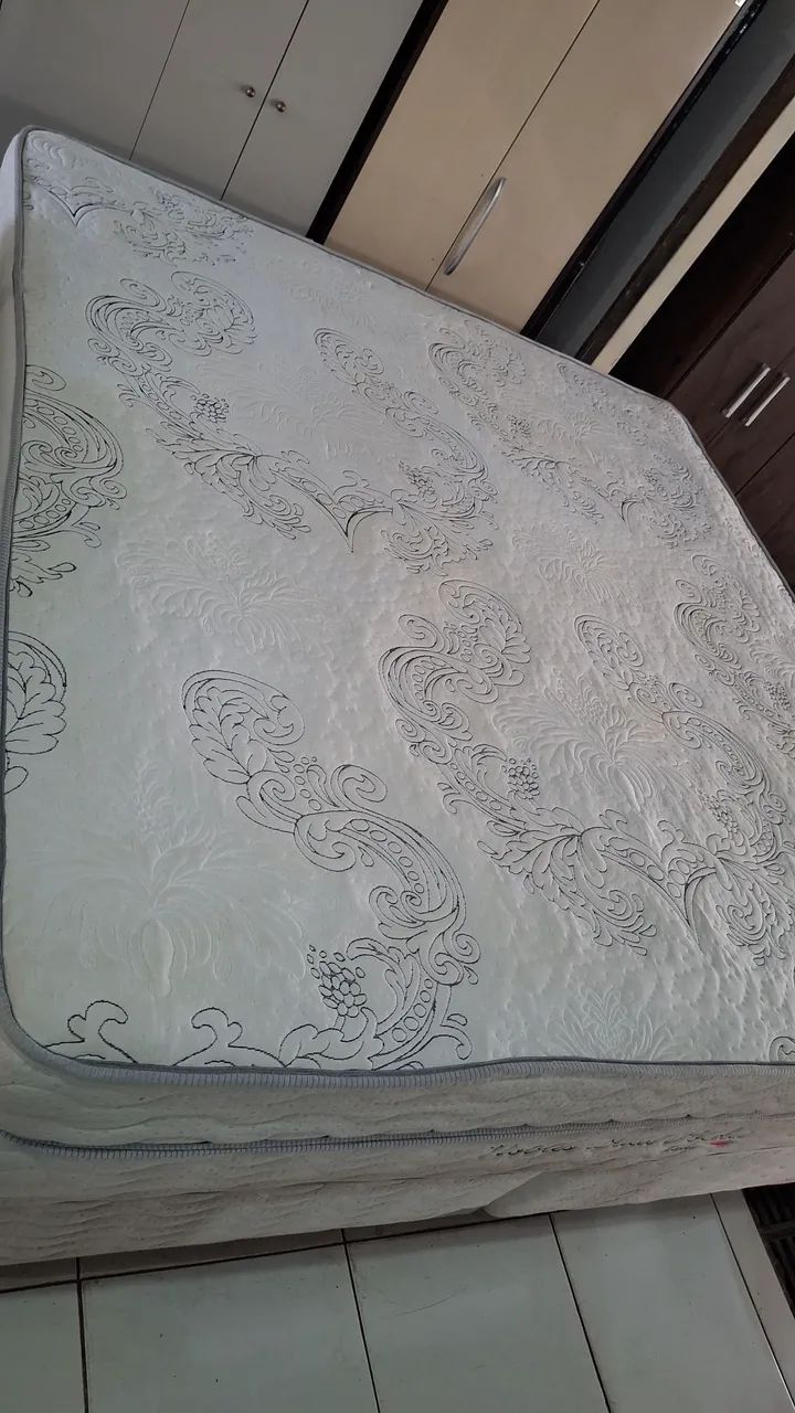 CAMA SUPER KING HERVAL SEMI-NOVA MOLAS ENSACADAS - Foto 3