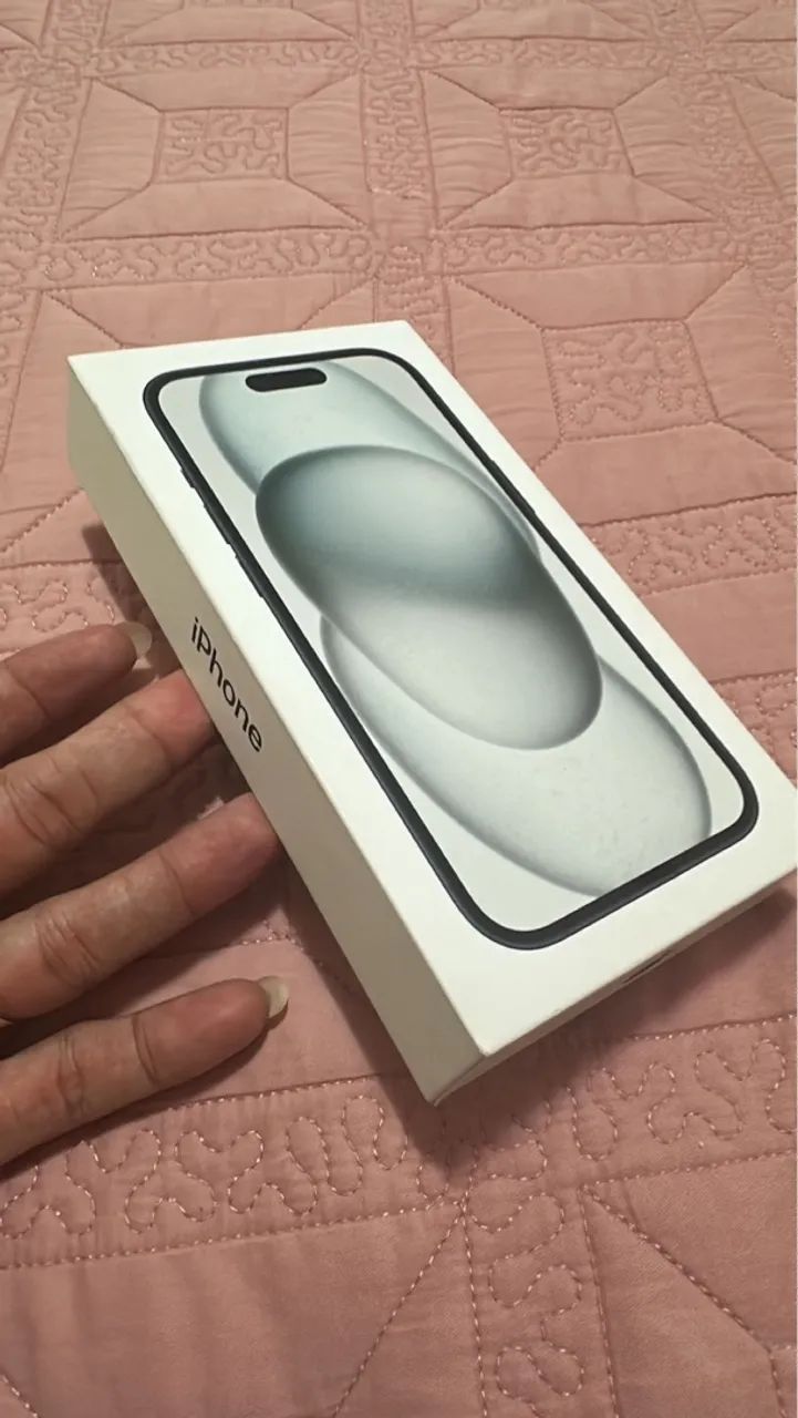 Iphone 15 128gb preto Lacrado NF - Foto 4