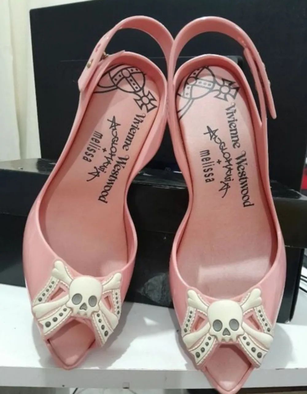 Melissa vivienne westwood caveira Calçados Nova Marília