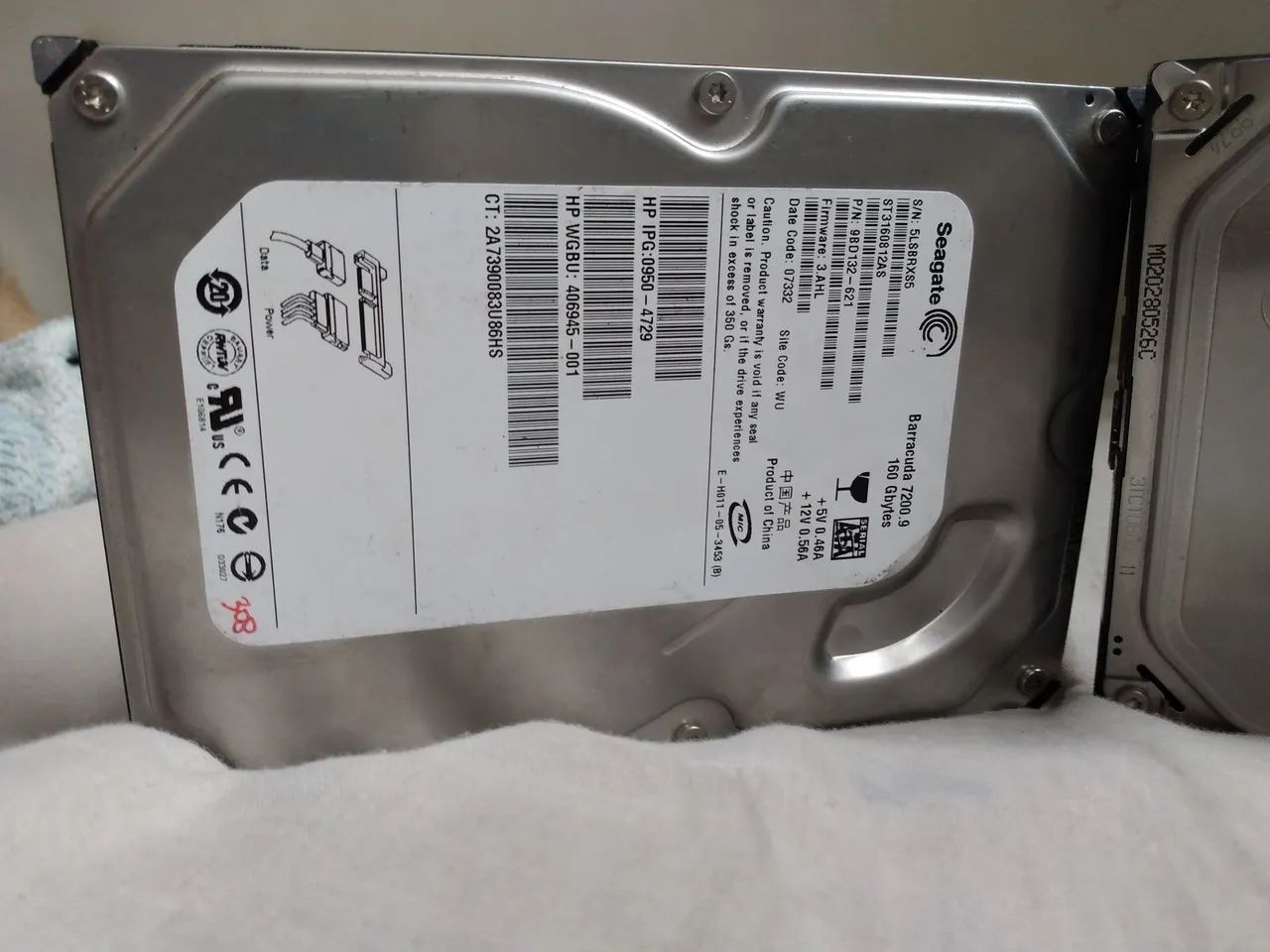 Kit dois HD interno Sata 160 GB usado  - Foto 4