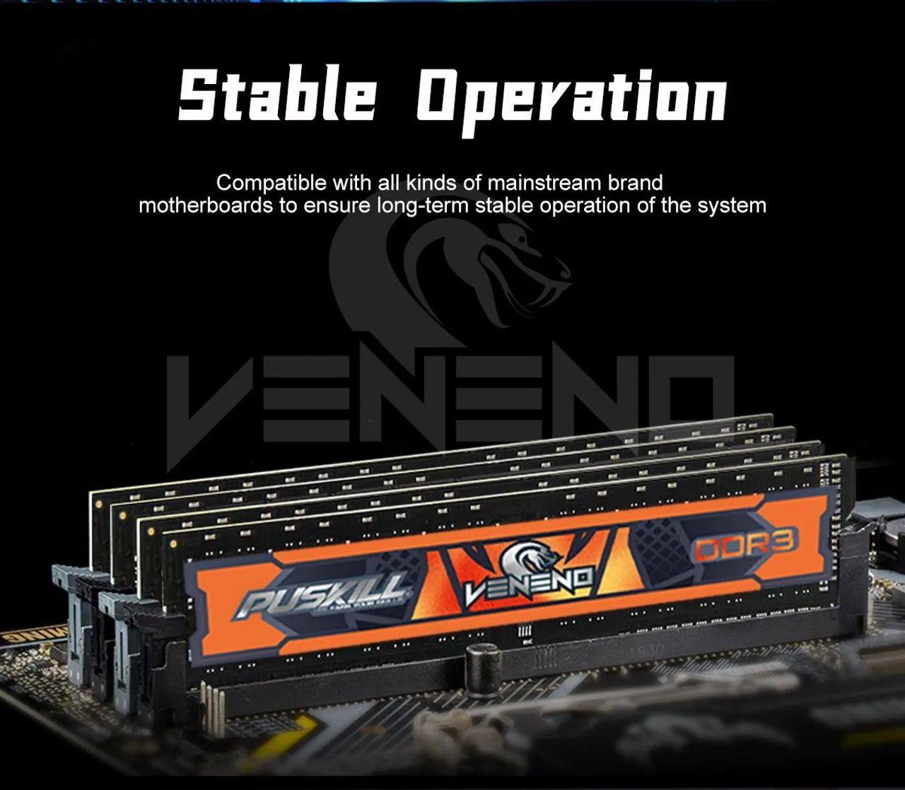 MEMÓRIA PUSKILL DDR3 1600MHZ - Foto 2